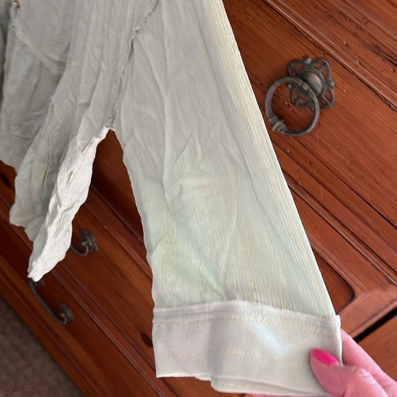 Hem & Thread Women’s Sage Babydoll Top Size Small NEW - Picture 4 of 9